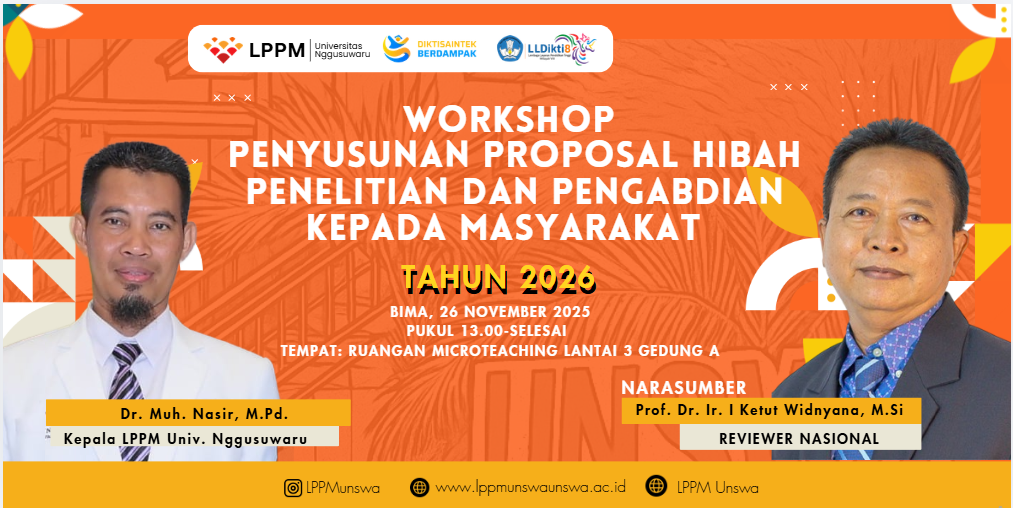 UNSWA GELAR WORKSHOP PENYUSUNAN PROPOSAL HIBAH PENELITIAN DAN PENGABDIAN 2026